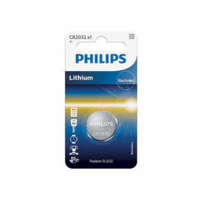 Baterija PHILIPS CR2032 ličio 1 vnt. lizdinėje pakuotėje