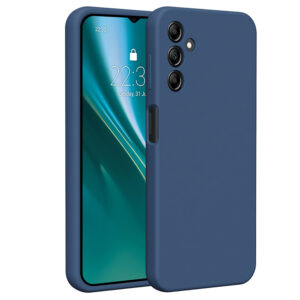 Etteri silikoninis dėklas Samsung Galaxy A14 tamsiai mėlynas