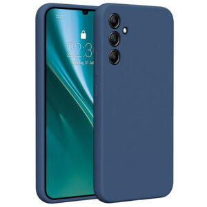 Etteri silikoninis dėklas Samsung Galaxy A34 5G tamsiai mėlynas