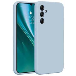 Etteri silikoninis dėklas Samsung Galaxy A34 5G šviesiai mėlynas
