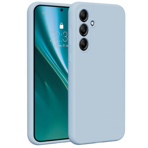 Etteri silikoninis dėklas Samsung Galaxy A35 5G šviesiai mėlynas