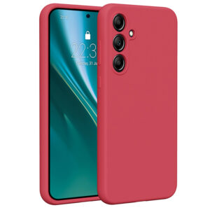 Etteri silikoninis dėklas Samsung Galaxy A55 5G aviečių spalvos - Image 1