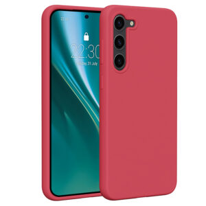 Etteri silikoninis dėklas Samsung Galaxy S23 Plus aviečių spalvos