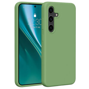 Etteri silikoninis dėklas Samsung Galaxy S24 šviesiai žalias