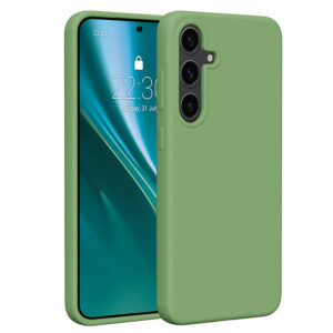 Etteri silikoninis dėklas Samsung Galaxy S24 Plus šviesiai žalias