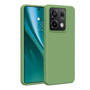 Etteri silikoninis dėklas Xiaomi Redmi Note 13 Pro 5G šviesiai žalias