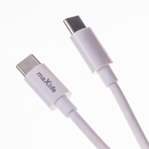Maxlife MXTC-06-20AC PD QC įkroviklis 1x USB-C 1x USB 20W baltas + USB-C - USB-C laidas 20W - Image 8