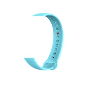 Devia dirželis Deluxe Sport, skirtas Xiaomi Mi Band 8 / Mi Band 9, šviesiai mėlynas