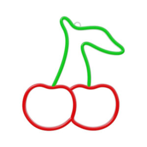 Neoninė LED lemputė CHERRY žalia raudona NNE23 Neolia - Image 2