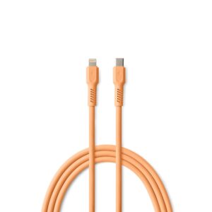 COLORUM laidas USB-C – Lightning 1,8m 2,4A CK12-CL-14 x Peach Fuzz