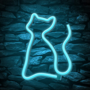 Neoninis LED šviestuvas CAT turkio spalvos NNE24 Neolia - Image 4