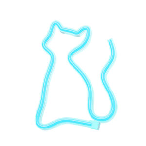Neoninis LED šviestuvas CAT turkio spalvos NNE24 Neolia
