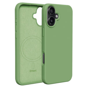 Etteri silikoninis Mag dėklas, skirtas Apple iPhone 16 Plus 6,7" šviesiai žalias