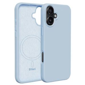 Etteri silikoninis Mag dėklas, skirtas Apple iPhone 16 Plus 6,7" šviesiai mėlynas