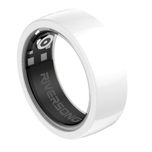 Riversong išmanusis žiedas Trinity baltas SR01 dydis 8 vidinis skersmuo 18mm