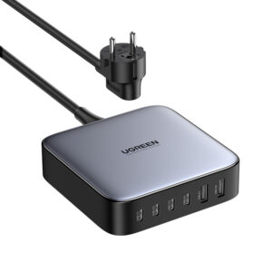 Stalinis įkroviklis Nexode GaN 200W 4xUSB-C + 2xUSB-A PD QC 2m