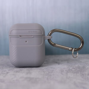 Anglies pluošto dėklas, skirtas Airpods / Airpods 2, pilkas - Image 5