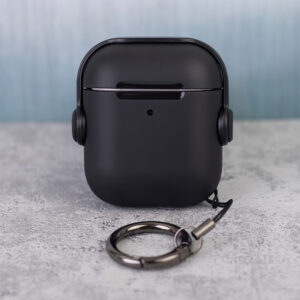 Dėklas Airpods / Airpods 2 ausinėms, juodas - Image 5