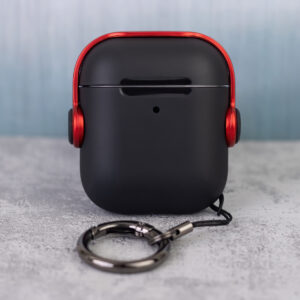 Dėklas Airpods / Airpods 2 ausinėms, raudonas - Image 5