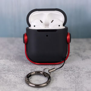 Dėklas Airpods / Airpods 2 ausinėms, raudonas - Image 6