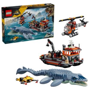 LEGO JURASSIC WORLD 77983 Mosazauro ataka iš valties