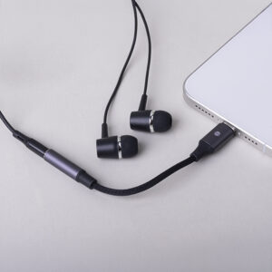 Forever garso adapteris AJC-01 jack 3,5 mm - USB-C juodas - Image 4