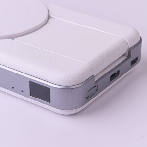 Forever belaidė išorinė baterija MATB-300 10000 mAh magnetinė 3in1 balta - Image 13