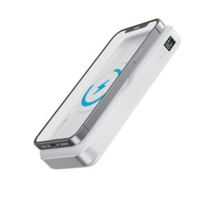 Forever belaidė išorinė baterija MATB-300 10000 mAh magnetinė 3in1 balta