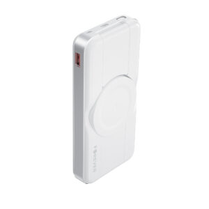 Forever belaidė išorinė baterija MATB-300 10000 mAh magnetinė 3in1 balta - Image 3