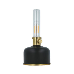 Retro stiliaus LED žibalinė lempa juoda FLR-25 Forever Light - Image 2