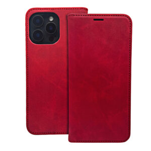 Išmanusis zomšinis dėklas, skirtas Xiaomi Redmi Note 15 Pro Plus 5G (EU), raudonas