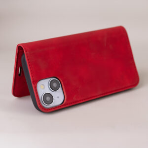 Išmanusis zomšinis dėklas Samsung Galaxy A57 5G raudonas - Image 7