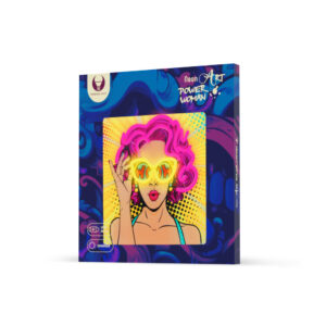 Neoninis ART LED šviestuvas POWER WOMAN geltonas-violetinis FLA02 Forever Light - Image 9