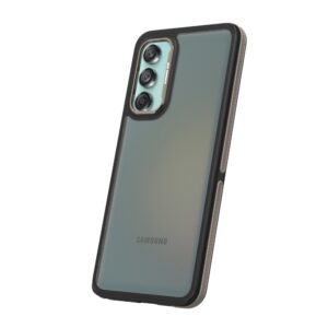 Crystal Black dėklas, skirtas Samsung Galaxy M55 5G, pilkas - Image 2