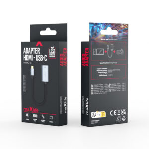 Maxlife adapteris MXHC-01 HDMI - USB-C 4K 60HZ juodas - Image 10