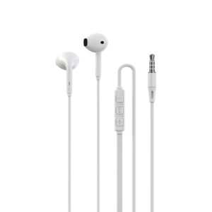 Devia laidinės ausinės Kintone A3 jack 3,5mm baltos - Image 2