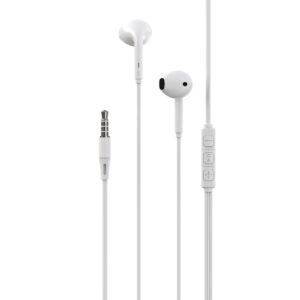 Devia laidinės ausinės Kintone A3 jack 3,5mm baltos - Image 3