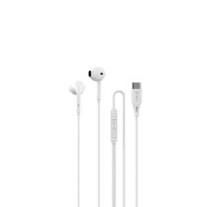 Devia laidinės ausinės Kintone A3 Digital USB-C baltos - Image 2