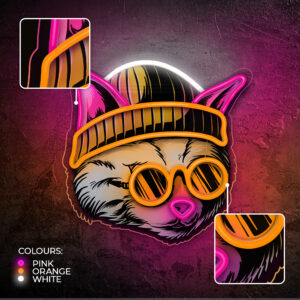 Neoninis ART LED CAT DREAMER daugiaspalvis FLA04 Forever Light - Image 5