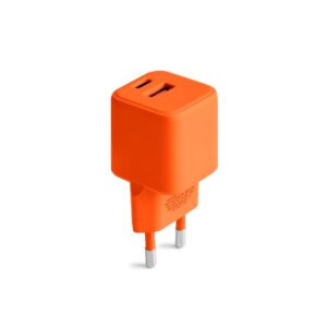 COLORUM sieninis įkroviklis USB-A + USB-C PD 30W CLS30-AC-10 xOrange - Image 2