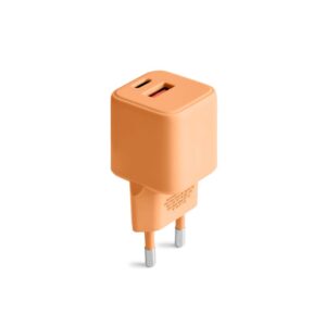 COLORUM sieninis įkroviklis USB-A + USB-C PD 30W CLS30-AC-14 x Peach Fuzz - Image 2