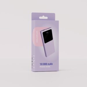 COLORUM Išorinė baterija 10 000 mAh CPB10-09 xLavenda - Image 3