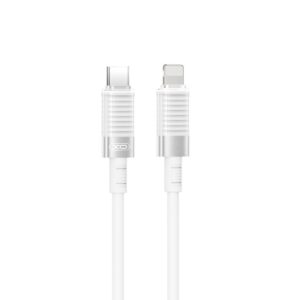 XO kabelis NB-Q282A PD USB-C - Lightning 1,0m 27W baltas