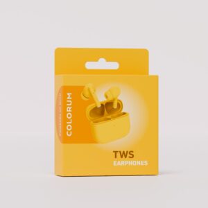 COLORUM TWS „Bluetooth“ ausinės CTWS-05 xYellow - Image 3