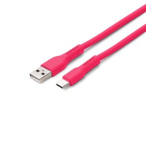 COLORUM laidas USB-A – USB-C 1,8m 3A CK60-AC-02 xMagenta - Image 2