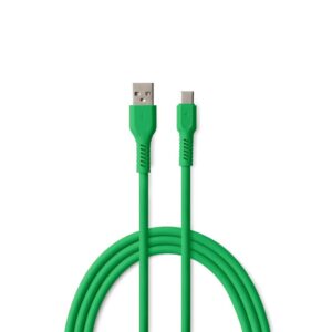 COLORUM laidas USB-A – USB-C 1,8m 3A CK60-AC-04 xGreen