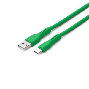 COLORUM laidas USB-A – USB-C 1,8m 3A CK60-AC-04 xGreen - Image 2
