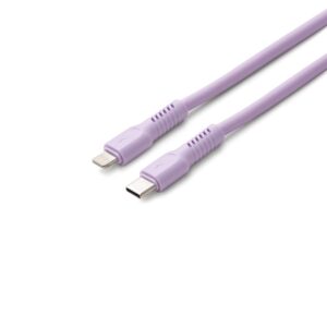 COLORUM laidas USB-C – Lightning 1,8m 2,4A CK12-CL-09 xLavenda - Image 2