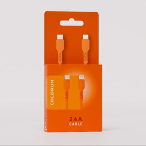 COLORUM laidas USB-C – Lightning 1,8m 2,4A CK12-CL-10 xOrange - Image 3