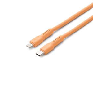 COLORUM laidas USB-C – Lightning 1,8m 2,4A CK12-CL-14 x Peach Fuzz - Image 2